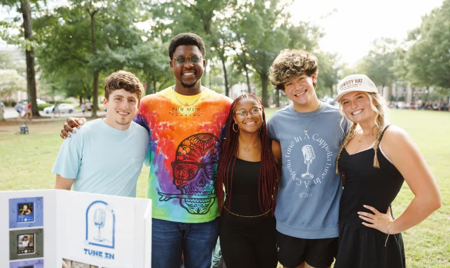 Students at Get on Board Day